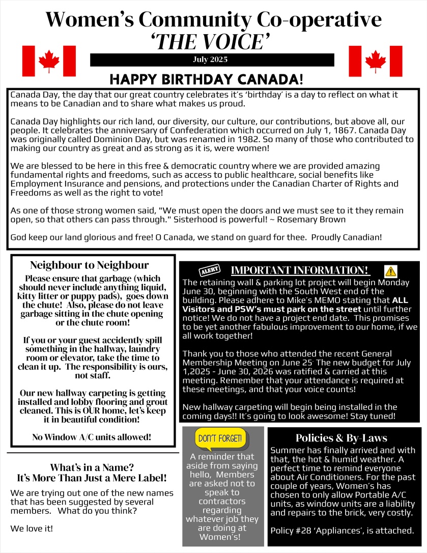 July 2025 Newsletter